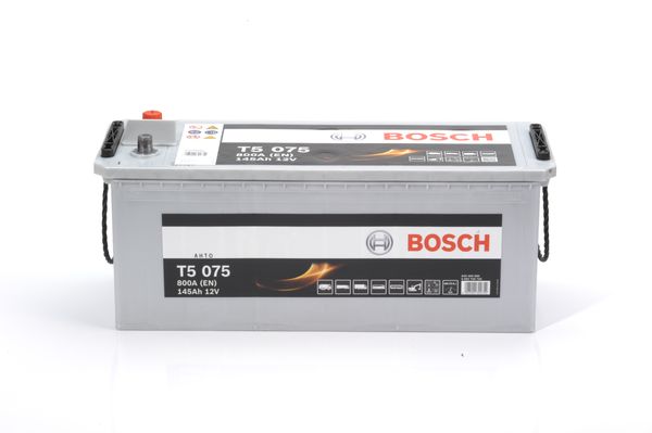 מצבר למשאית ואוטובוס 145 אמפר 12 וולט דגם T5075 TECMAXX תוצרת בוש BOSCH