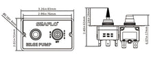 טען תמונה למציג הגלריה, לוח מפסקים חשמלי 12V/24Vלמשאבת מים חשמלית בילג' 3 מצבי בקרה אוטומט/ידני/כבוי כולל מפסק בטוח דגם SFSP-015-01 תוצרת SEAFLO 