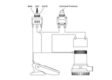 טען תמונה למציג הגלריה, לוח מפסקים חשמלי 12V/24Vלמשאבת מים חשמלית בילג' 3 מצבי בקרה אוטומט/ידני/כבוי כולל מפסק בטוח דגם SFSP-015-02 תוצרת SEAFLO 