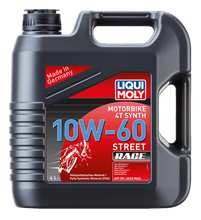 טען תמונה למציג הגלריה, LIQUI MOLY MOTORBIKE 4T STREET RACE 10W60 -שמן מנוע לאופנוע וקטנוע- 4 ליטר