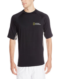 חולצת שחייה גלישה וחתירה ראשגארד RASH GUARD שרוול קצר, הגנה גבוהה מקרני UV +50 אידיאלי לספורט ימי ושהייה בשמש נשיונל ג'יאוגרפיק ™National Geographic