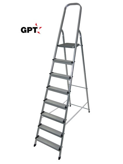סולם אלומיניום 8 שלבים עד 150 ק"ג תוצרת GPT