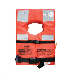 חגורת הצלה מקצועית דגם 1 תקן SOLAS LSA Code 2010 עם משרוקית ומחזירי אור למבחן כושר שייט דגם LZ-70178 תוצרת Lalizas®