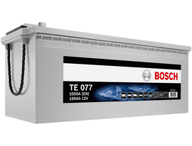 מצבר למשאית וקרוואן 190 אמפר EFB 12V דגם TE077 TECMA תוצרת בוש BOSCH