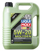 שמן מנוע 5W20 סינטטי מלא MOLYGEN NEW GENERATION תוצרת LIQUI MOLY גרמניה מיכל 5 ליטר 