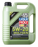 שמן מנוע 5W20 סינטטי מלא MOLYGEN NEW GENERATION תוצרת LIQUI MOLY גרמניה מיכל 5 ליטר 