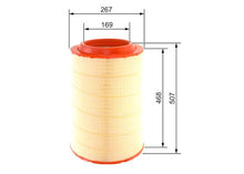 טען תמונה למציג הגלריה, Air filter element grey line, engine
