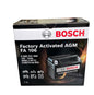 מצבר אופנוע 12 אמפר 12 וולט דגם M6018 FA106 AGM YTX14-BS *שמאל בוש BOSCH