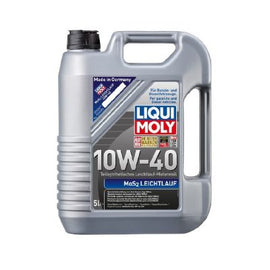 שמן מנוע סינטטי מלא 10W40 MoS2 תוצרת ליקווי מולי LIQUI MOLY מיכל 5 ליטר 