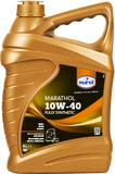 שמן מנוע סינטטי מלא 10W40 MARATHOL ייעודי לרכב דיזל ומשאיות תוצרת EUROL – 5 ליטר 