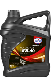 EUROL 10W40 שמן מנוע סינטטי 4 פעימות לאופנוע – 4 ליטר 