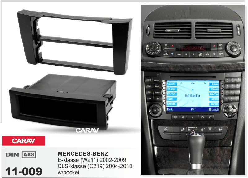 פנל התקנה 1 DIN למרצדס CLS 2004–2010