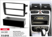 טען תמונה למציג הגלריה, פנל התקנה 1 DIN למרצדס CLK 2002–2006