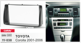 פנל התקנה 2 DIN לטויוטה COROLLA 2001–2006