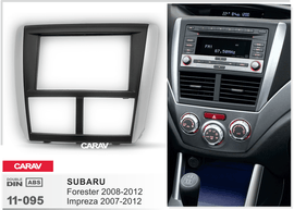 פנל התקנה 2 DIN לסובארו FORESTER 2008–2012
