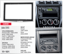 Load image into Gallery viewer, פנל התקנה 2 DIN למרצדס VANEO 2002–2006
