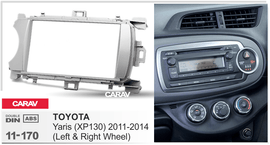 פנל התקנה 2 DIN לטויוטה YARIS 2011–2014