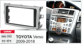 פנל התקנה 2 DIN לטויוטה VERSO 2009–2018