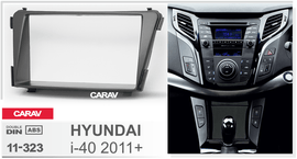 פנל התקנה 2 DIN ליונדאי I40 2011+