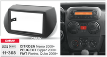 טען תמונה למציג הגלריה, פנל התקנה 2 DIN לסיטרואן NEMO 2008+