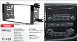 פנל התקנה 2 DIN למיצובישי OUTLANDER 2006+