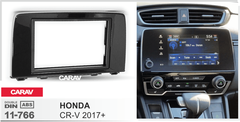 פנל התקנה 2 DIN להונדה CRV 2017+