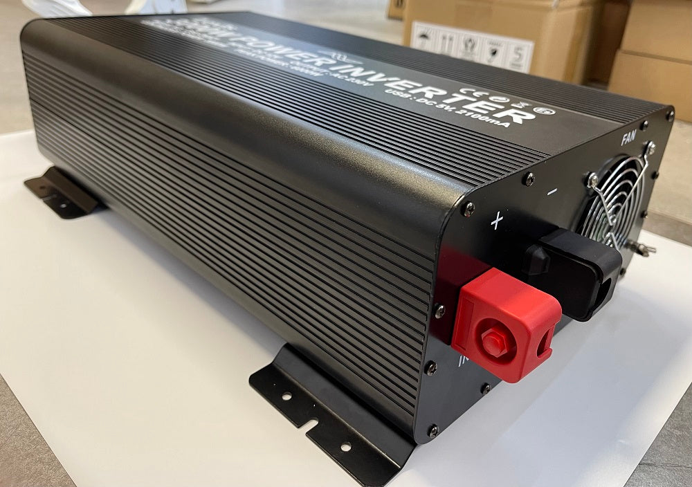 12V-220V ממיר מתח סינוס טהור 3000 וואט תקן CE דגם לקסיס
