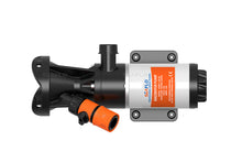 טען תמונה למציג הגלריה, משאבת בור חשמלית 24V משאבת מקרטור לריקון מי ביוב או שירותים 45 ליטר/דקה מתאים לכלי שייט קרוואן או שירותים דגם MP2120-02 תוצרת SEAFLO 