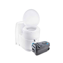 Load image into Gallery viewer, אסלה כימית חשמלית לקרוואן THETFORD C223-CS עם קסטה נשלפת