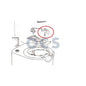ידית לאסלה כימית לקרוואן THETFORD SC220