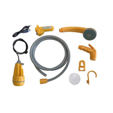 Load image into Gallery viewer, מקלחת חוץ ניידת עם סוללה נטענת מובנית 2200mAh HABA לקמפינג וטיולים