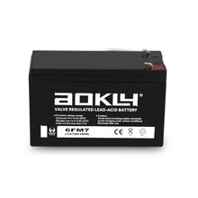 טען תמונה למציג הגלריה, מצבר אטום AOKLY 6-FM-7 בקיבולת 7Ah מתח 12V לגיבוי ומערכות חירום