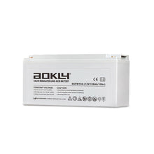 Load image into Gallery viewer, מצבר ג'ל פריקה עמוקה 150 אמפר 12V תוצרת AOKLY דגם 6-GFM-150