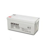 מצבר ג'ל פריקה עמוקה 200 אמפר 12V תוצרת AOKLY דגם 6-GFM-200
