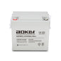 מצבר ג'ל פריקה עמוקה 55 אמפר 12V תוצרת AOKLY דגם 6-GFM-55