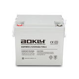 מצבר ג'ל פריקה עמוקה 55 אמפר 12V תוצרת AOKLY דגם 6-GFM-55