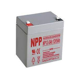 מצבר סוללת גיבוי אטום NPP דגם NP12-5 בהספק 5 אמפר 12V