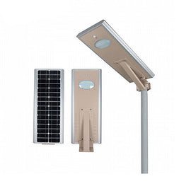 תאורת רחוב סולארית ALLTOP 40W עם פאנל 45W וסוללת LiFePO4