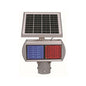 תאורת אזהרה סולארית אדום כחול 2 מנורות ALLTOP 12W עם פאנל סולארי