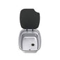 כיור נירוסטה לקרוואן THETFORD דגם SBL1052 עם כיסוי זכוכית 430x335