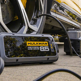 בוסטר התנעה לרכב HULKMAN דגם Alpha85 עם מסך LED ועמידות IP65