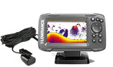 גלאי דגים צבעוני עם פס רחב כפול דגם HOOK² 4X GPS כולל GPS תוצרת Lowrance®