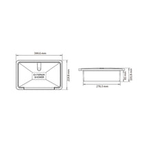 Load image into Gallery viewer, תיבת מקלחת חיצונית לקרוואן SEAFLO דגם SFES1-01 לבנה עם מנעול ומפתח 35x22 ס"מ