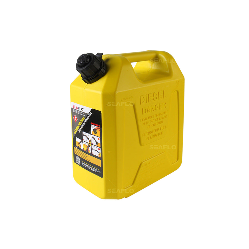 ג'ריקן סולר 5 ליטר SEAFLO דגם SFDT-05-01 עם זרבובית מילוי בטוחה