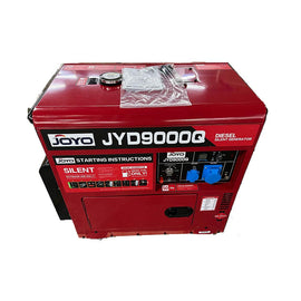 גנרטור דיזל מושתק תלת פאזי JOYO דגם SCD9000-Q-3P הספק 6.5KW, התנעה חשמלית, מיכל 15 ליטר
