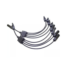 מחבר MC4 מאריך מרובע LEADER דגם SY-BY41, 50A, IP67, לכבל סולארי 2.5/4/6 מ