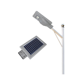 תאורת רחוב לד סולארית ALLTOP 30W לעמוד סוללה LiFePO4 12AH צהוב