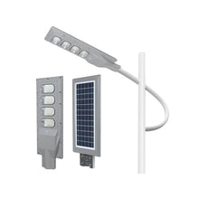 Load image into Gallery viewer, תאורת רחוב לד סולארית ALLTOP 120W לעמוד סוללה LiFePO4 30AH לבן