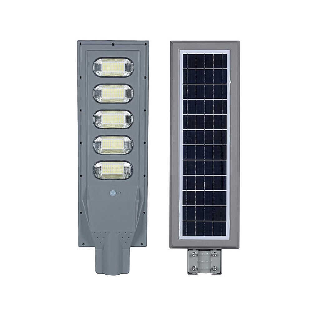 תאורת רחוב לד סולארית ALLTOP 150W לעמוד סוללה LiFePO4 36AH לבן