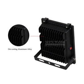 פרוז'קטור סולארי ALLTOP 300W עם פאנל סולארי 65W וסוללה LiFePO4 96AH לבן